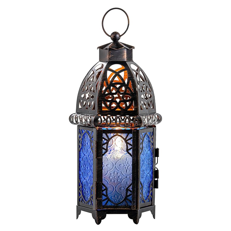 Amazon.com: DECORKEY Vintage Candle Lantern, 12.8'' Moroccan